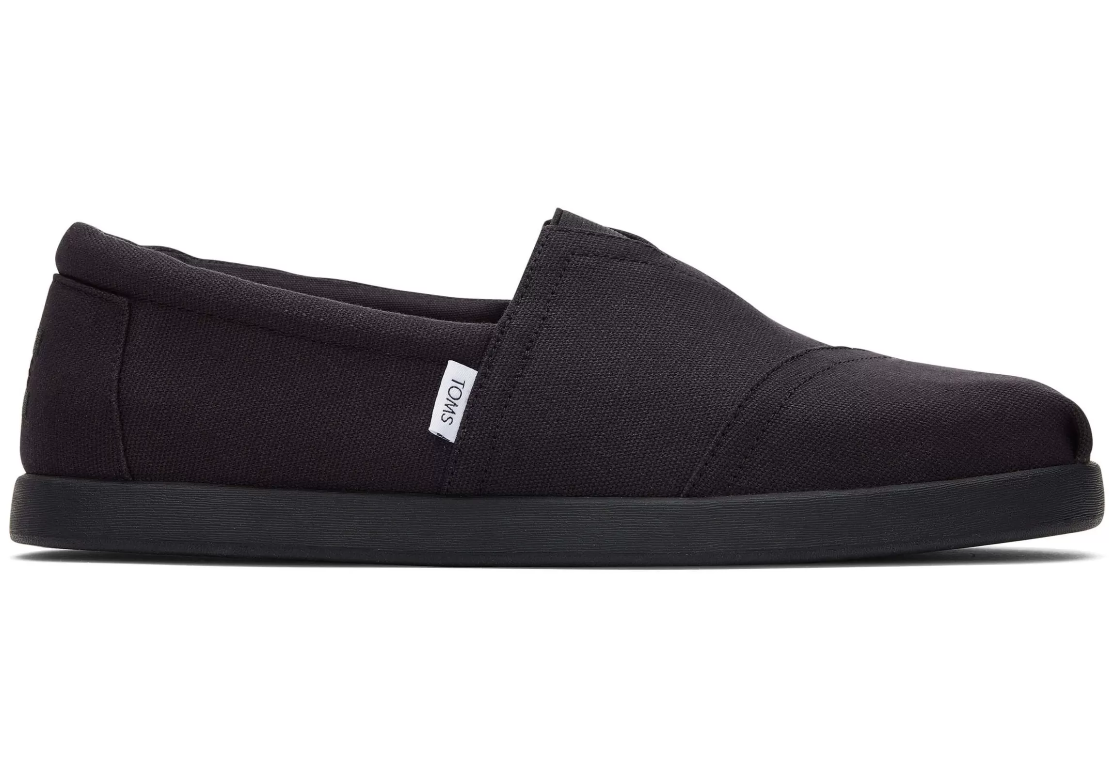 Outlet Alp Fwd All Black Recycled Cotton Canvas Men Slip Ons