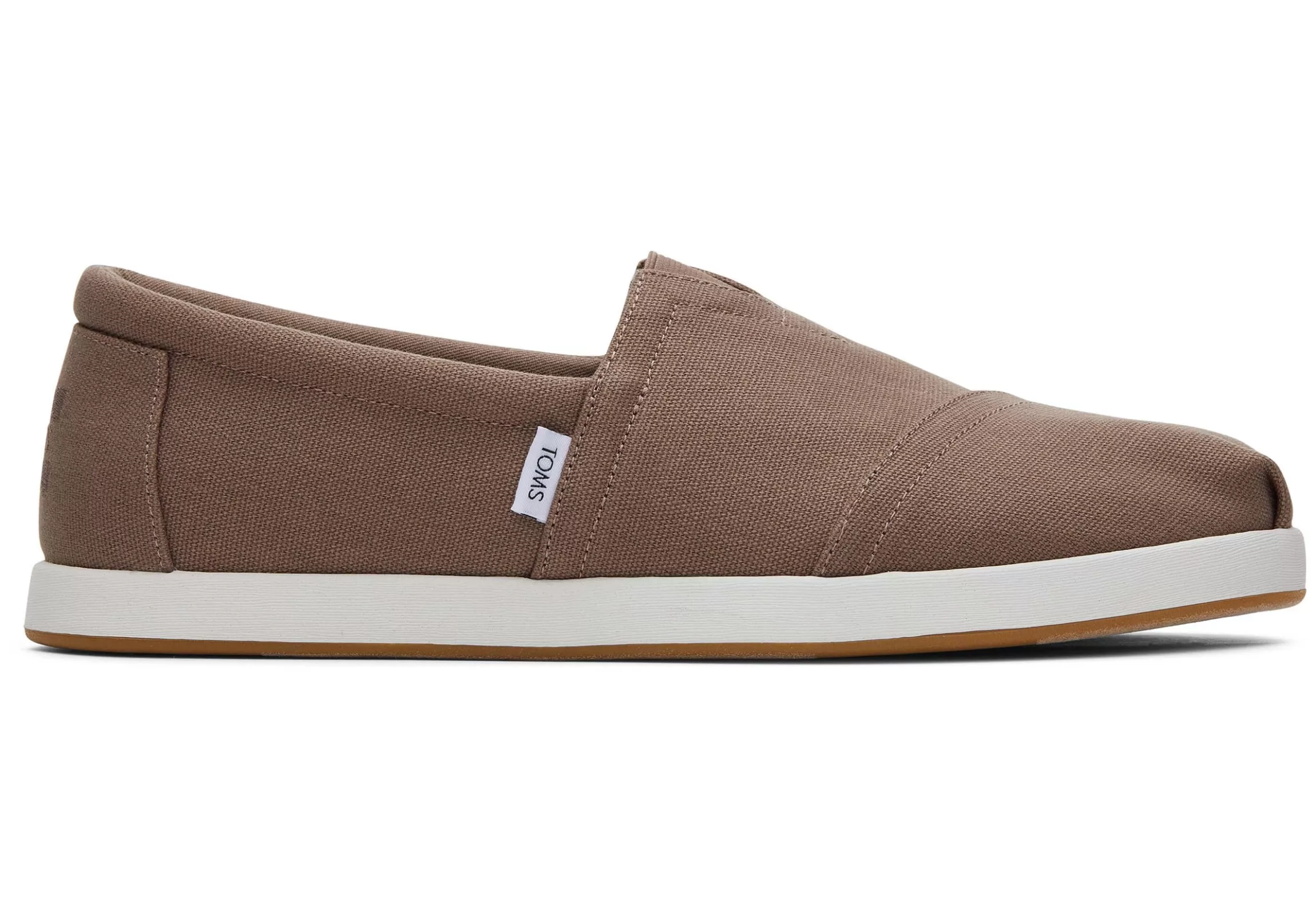 New Alp Fwd Taupe Recycled Cotton Canvas Men Slip Ons