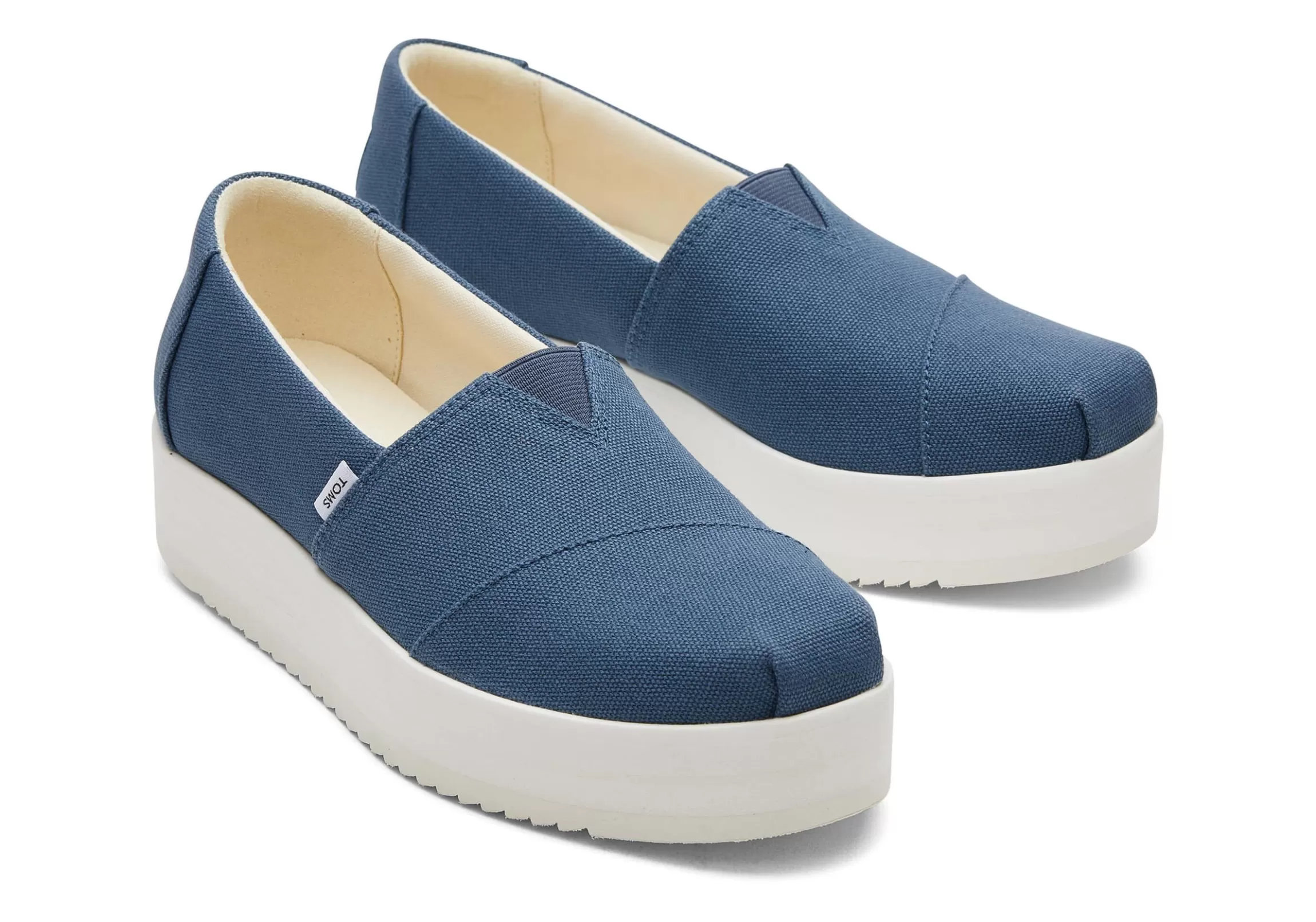 Discount Alpargata Blue Midform Espadrille | Alpargata Blue Midform Espadrille Women Slip Ons