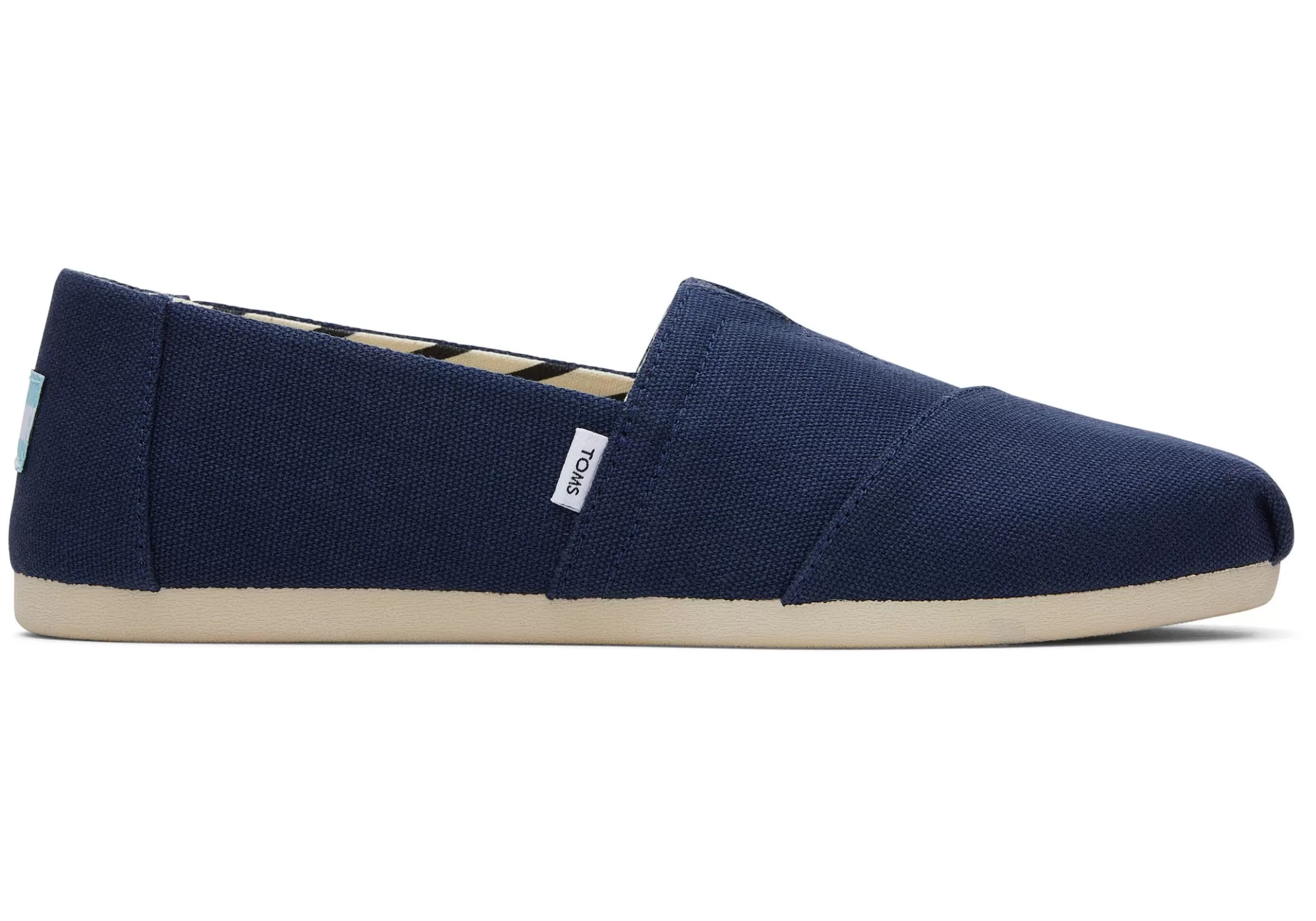 Best Sale Alpargata Navy Recycled Cotton Wide Width Women Wide Width