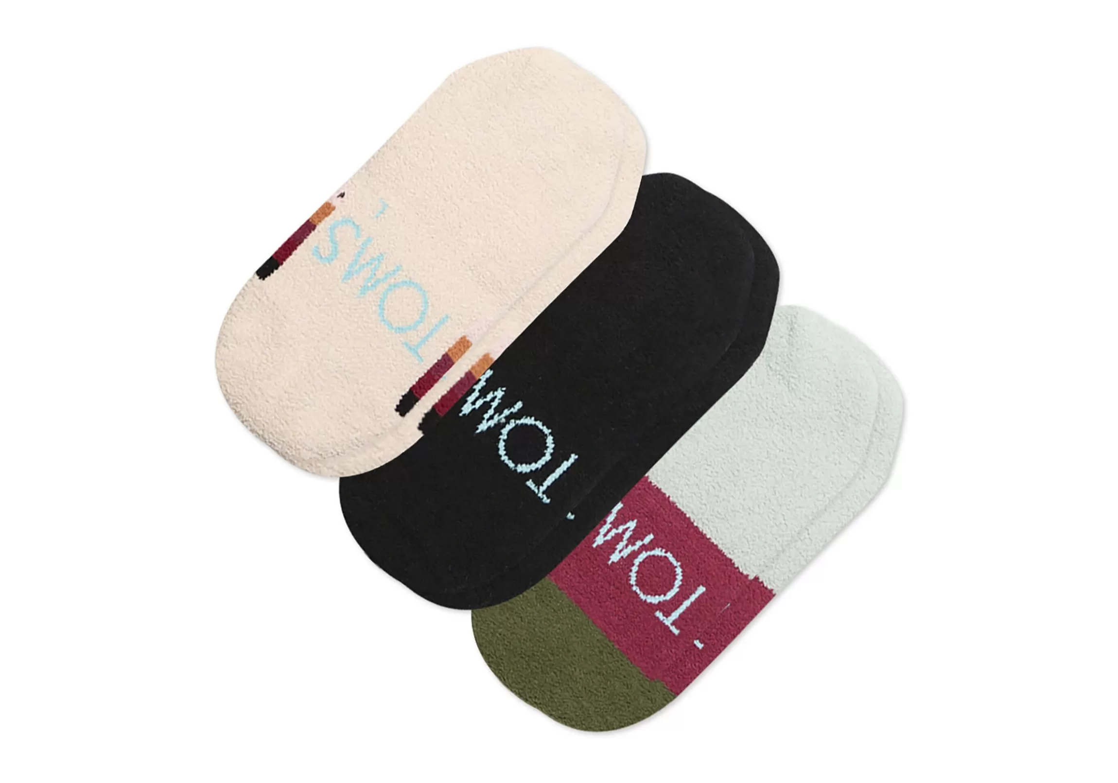 Best Boho Cozy No Show Socks 3 Pack Men Socks