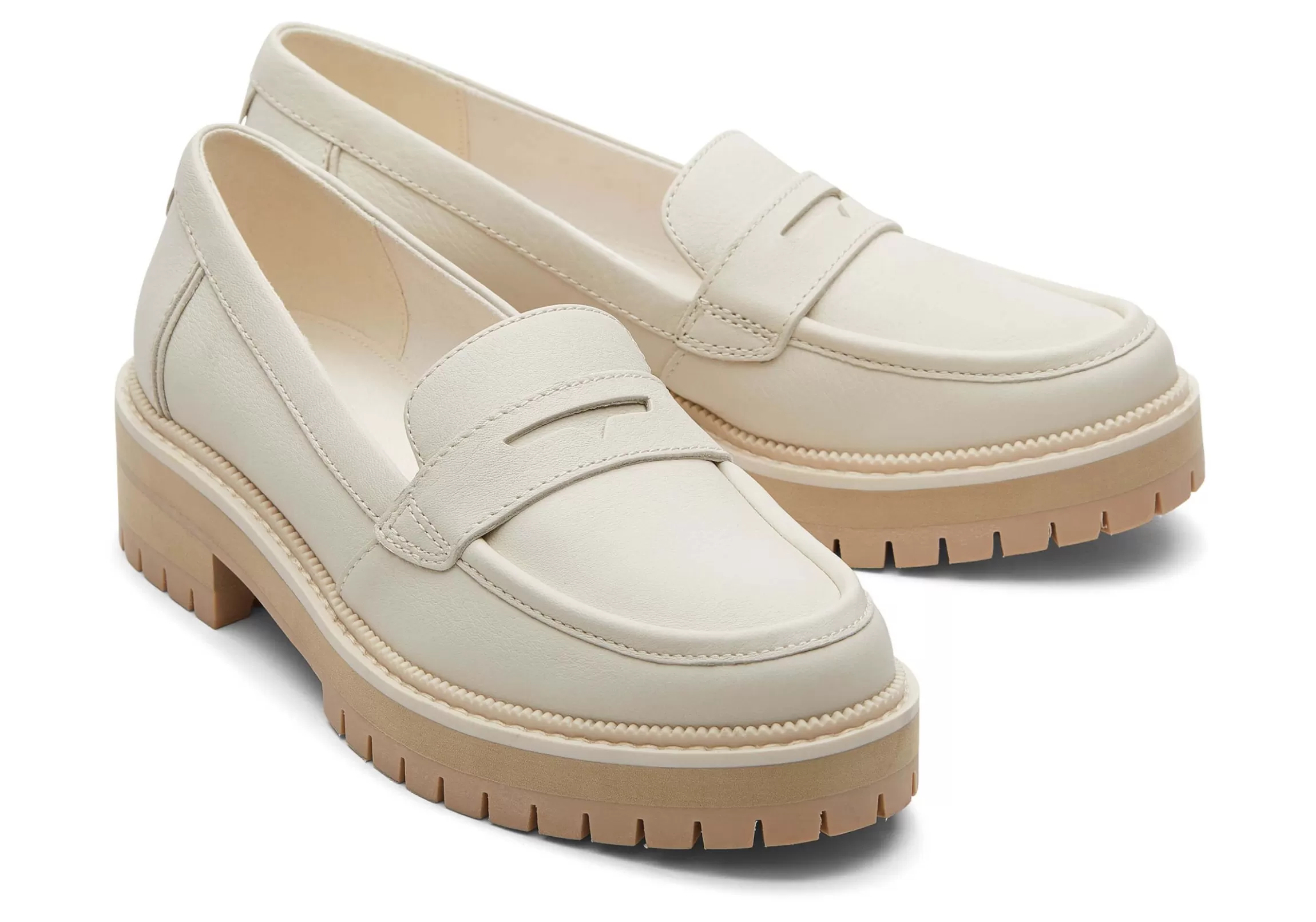 New Cara Leather Loafer Women Platforms