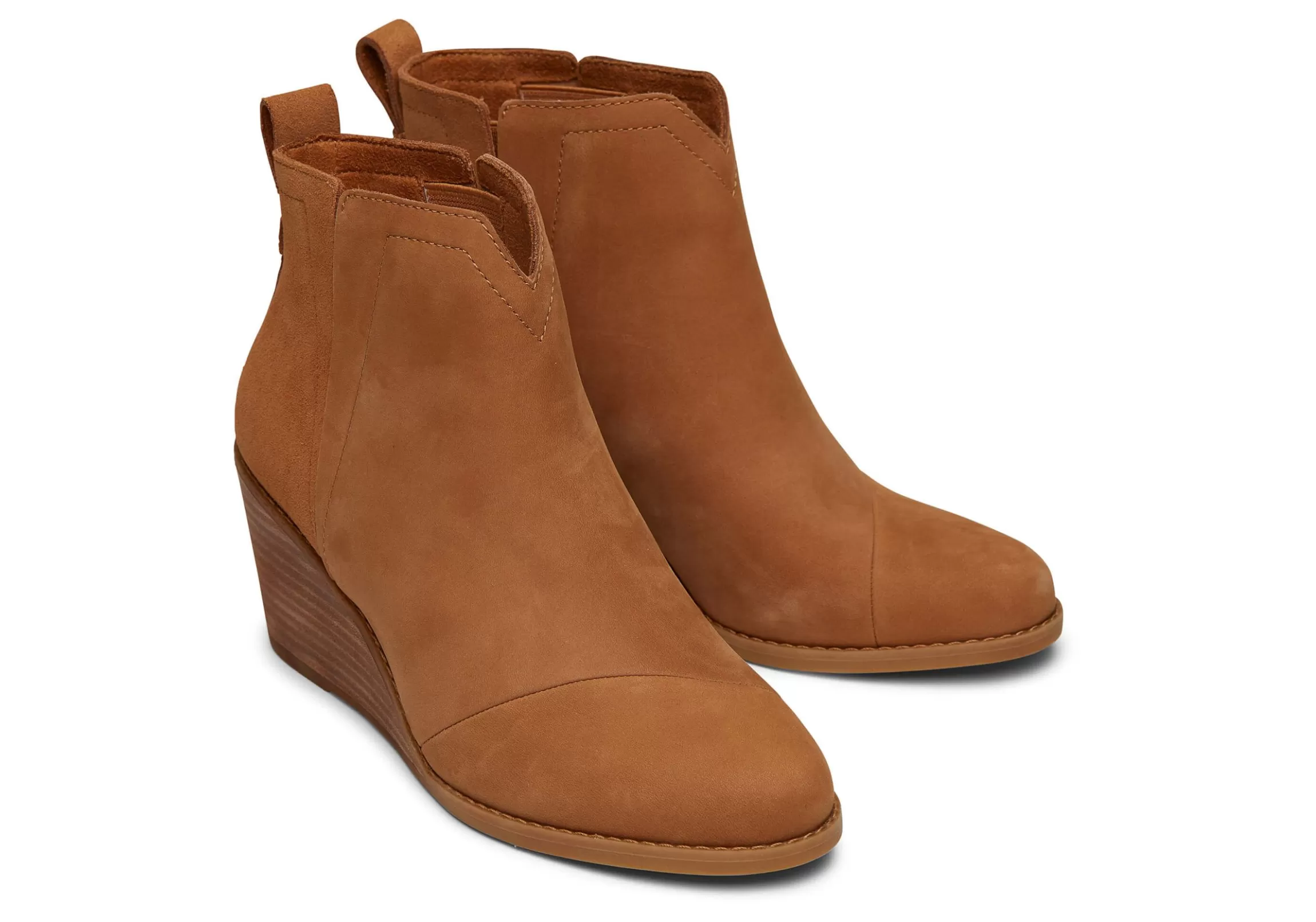 Store Clare Leather Wedge Boot Women Heels & Wedges