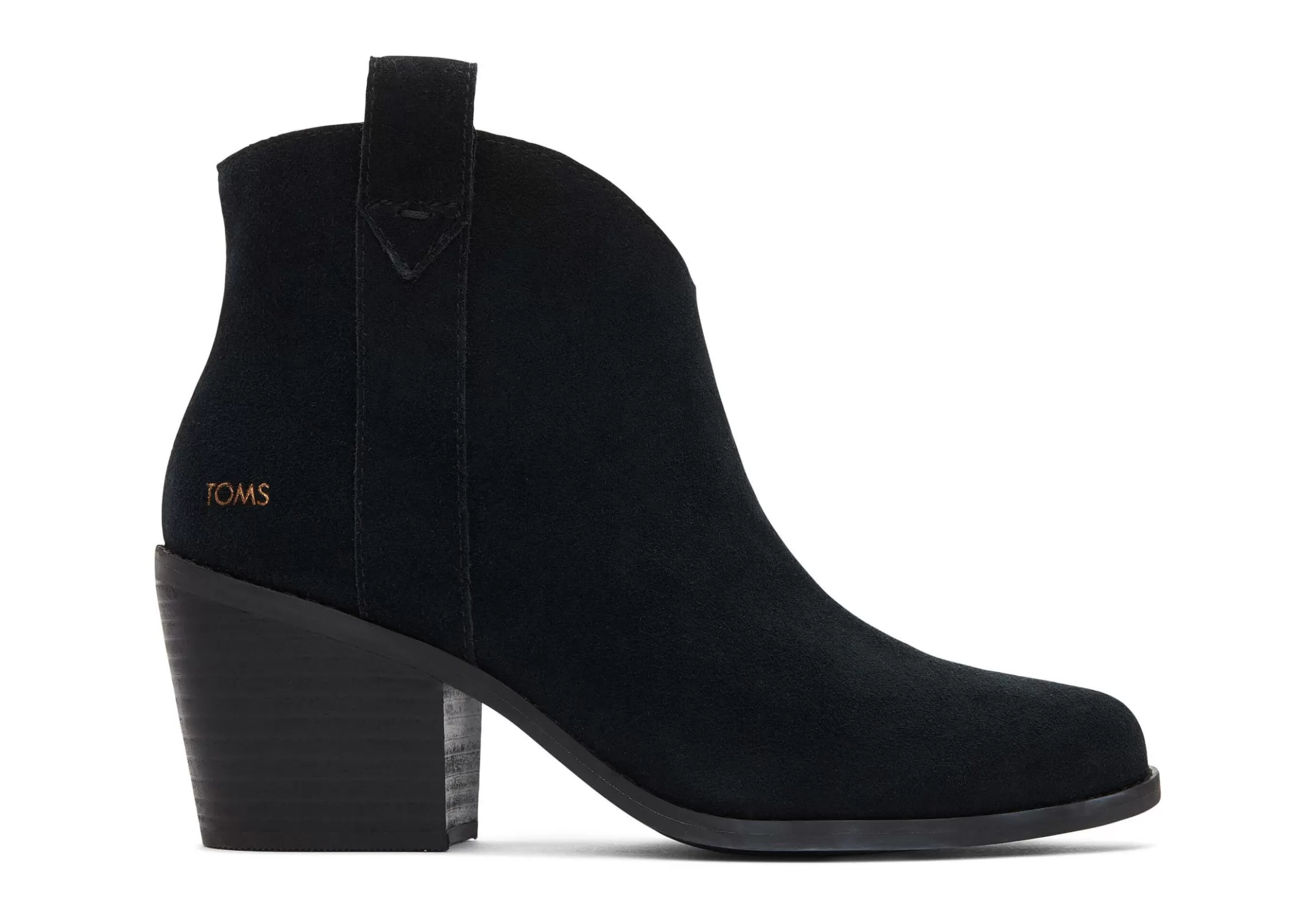 Online Constance Black Suede Heeled Boot | Constance Black Suede Heeled Boot Women Heels & Wedges