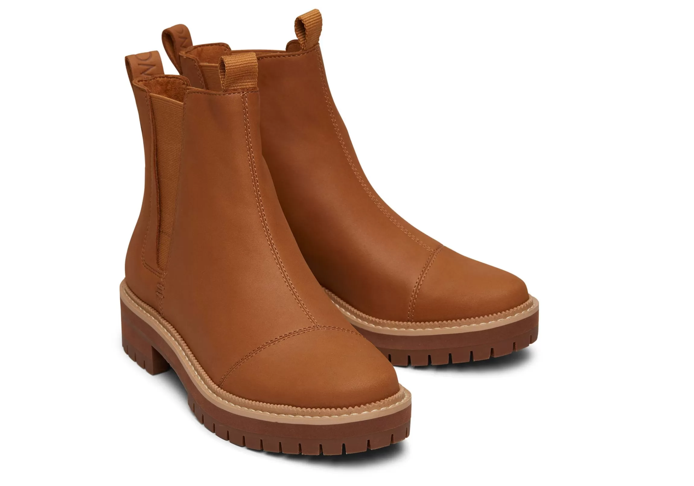 Shop Dakota Tan Water Resistant Leather Boot Women Boots & Booties