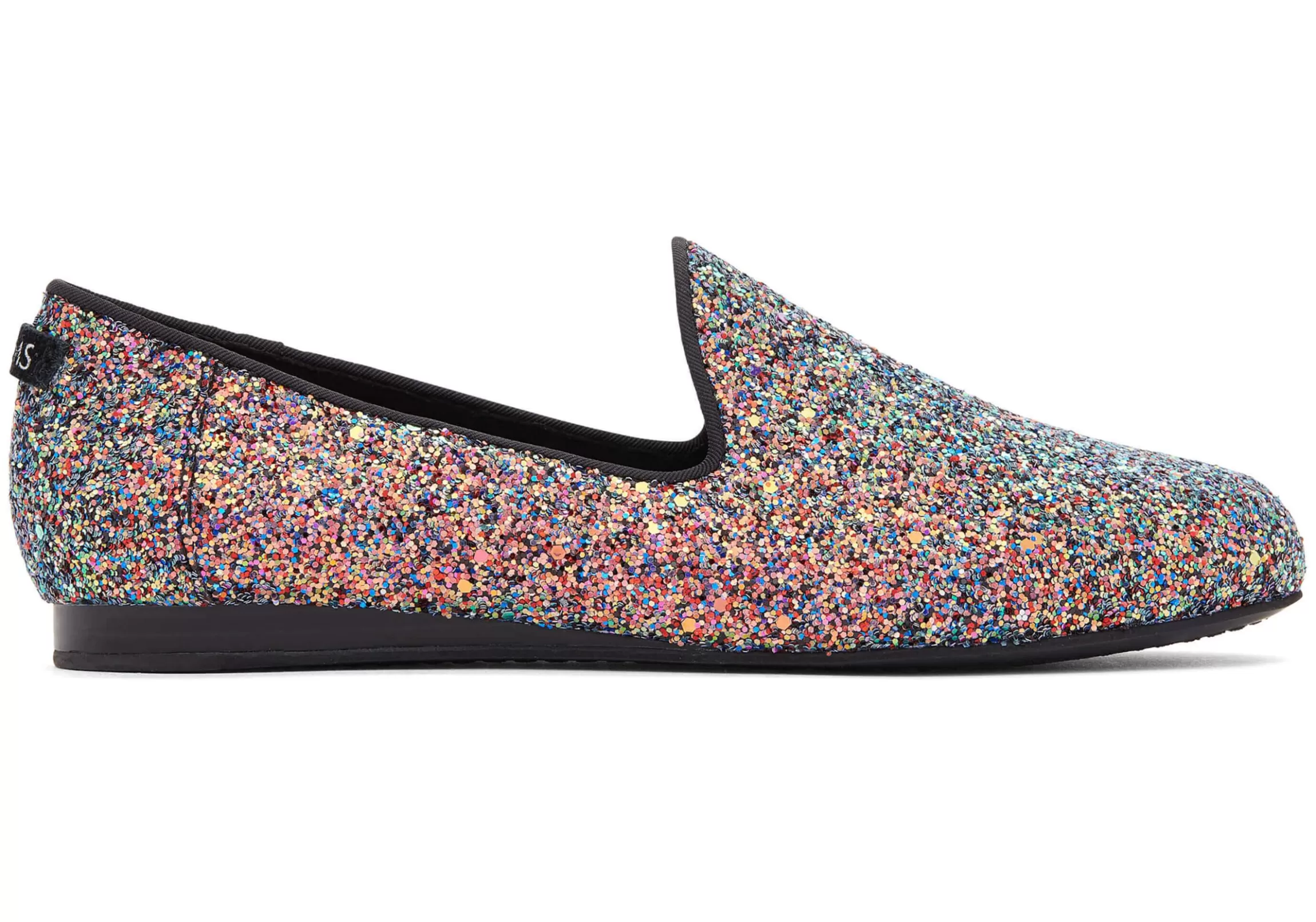 Cheap Darcy Black Chunky Glitter Flat | Darcy Black Chunky Glitter Flat Women Flats