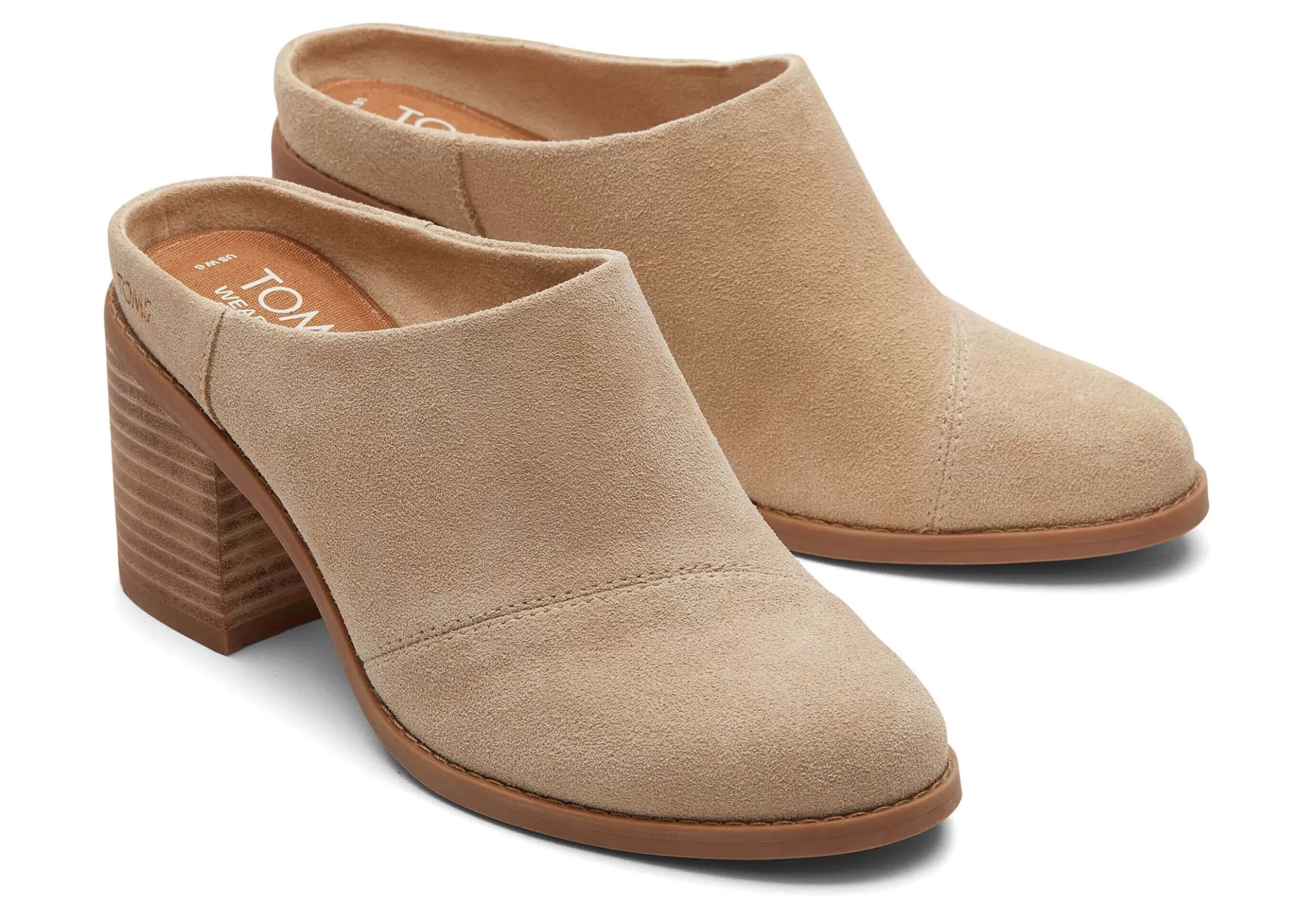 Hot Evelyn Suede Mule Women Heels & Wedges