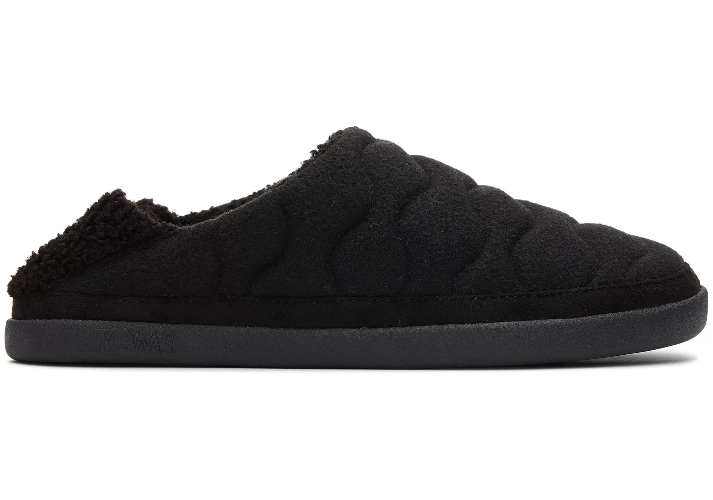 Sale Ezra Black Quilted Convertible Slipper | Ezra Black Quilted Convertible Slipper Women Slippers