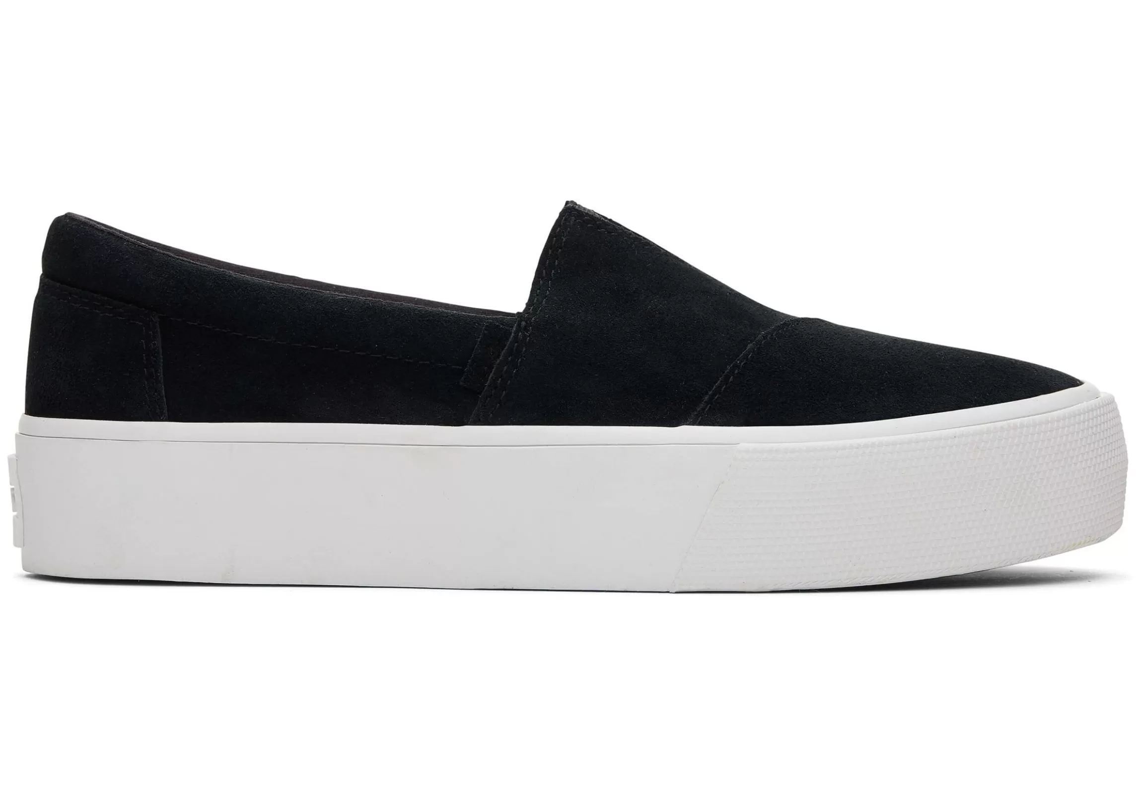 Clearance Fenix Platform Black Suede Slip On Sneaker Women Sneakers