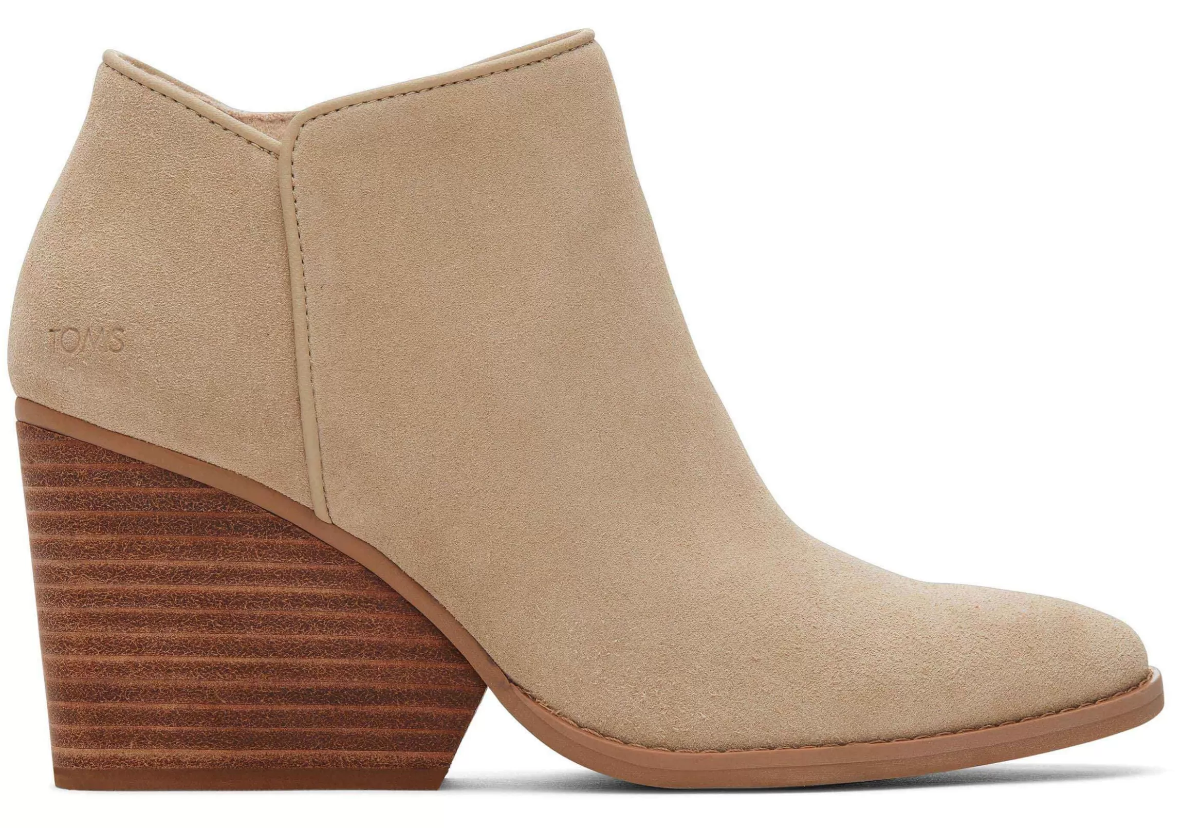 Fashion Hadley Natural Suede Heeled Boot Women Boots & Booties