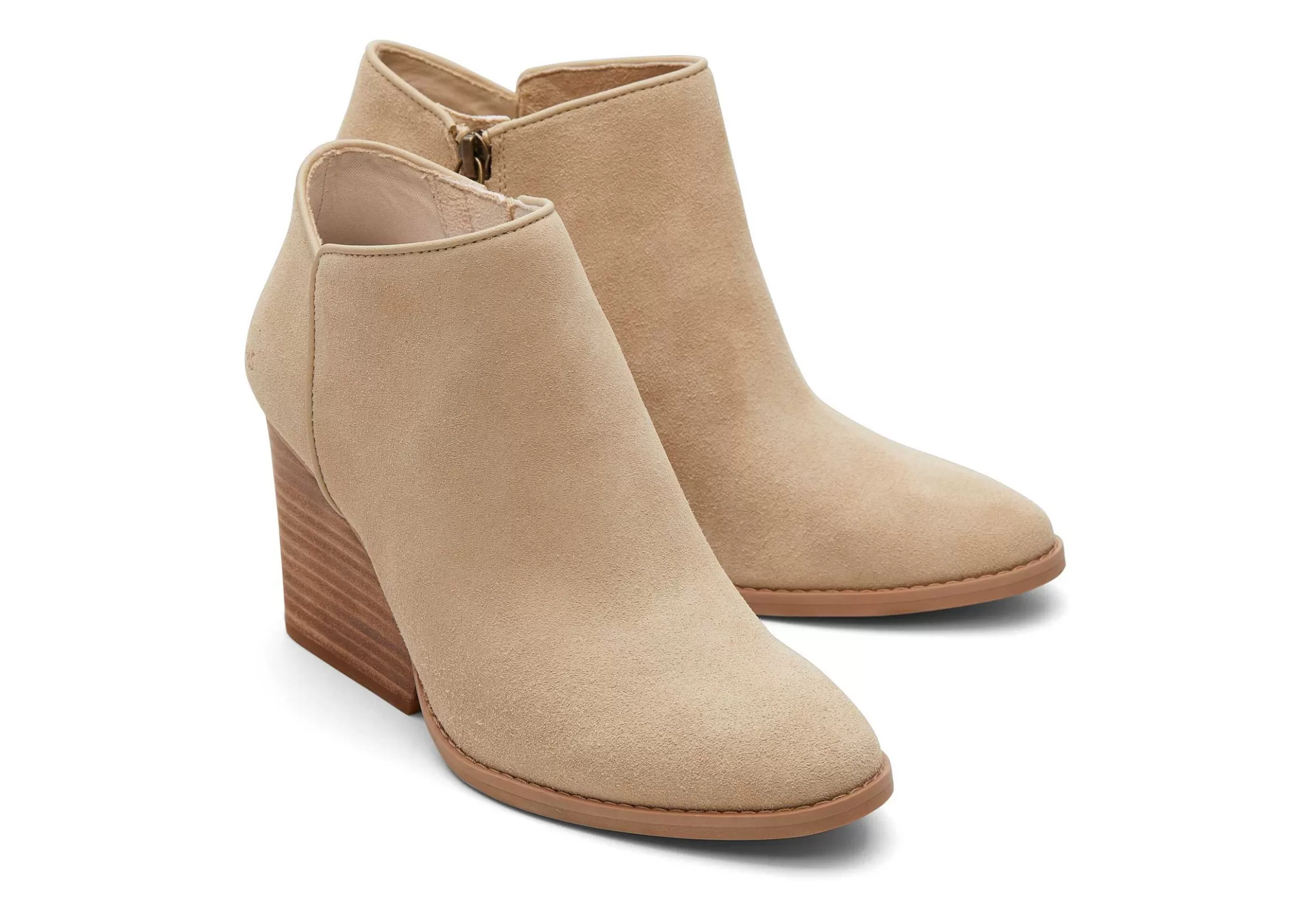 Fashion Hadley Natural Suede Heeled Boot Women Boots & Booties