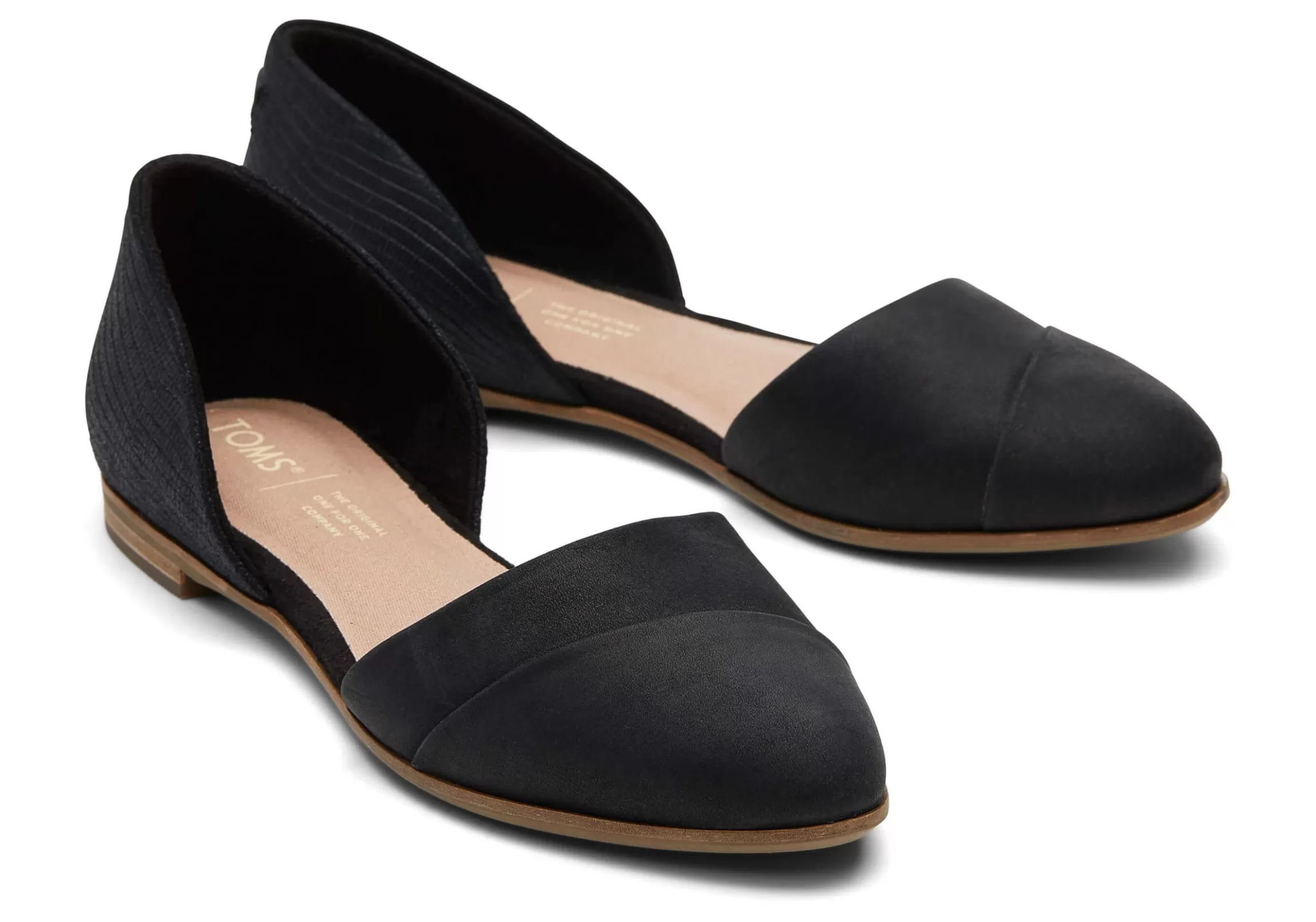 Sale Jutti D'Orsay Black Embossed Flat Women Flats