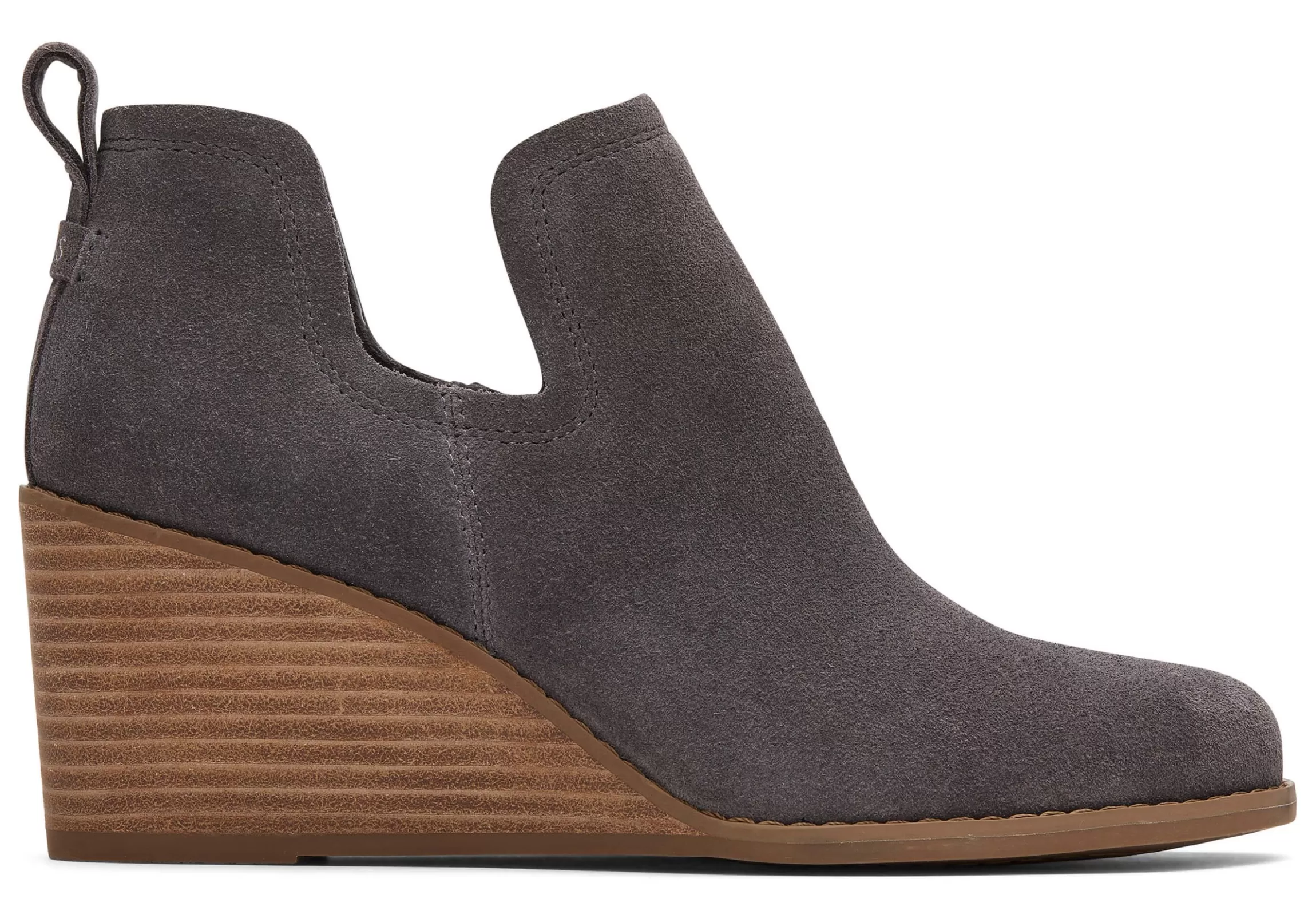 Fashion Kallie Grey Suede Wedge Boot | Kallie Grey Suede Wedge Boot Women Dress Casual