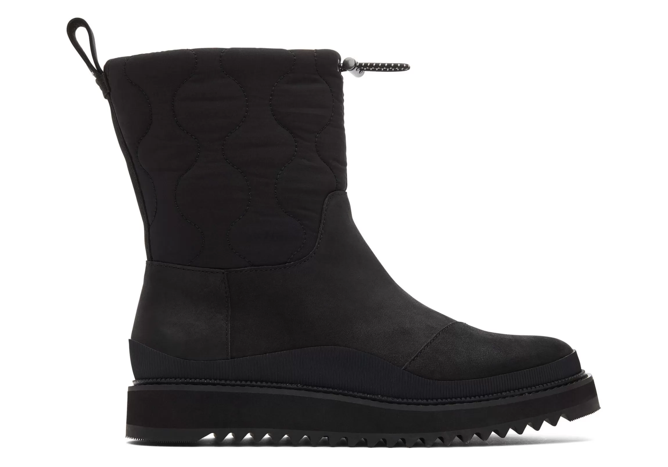 Online Makenna Black Water Resistant Leather Boot Women Boots & Booties