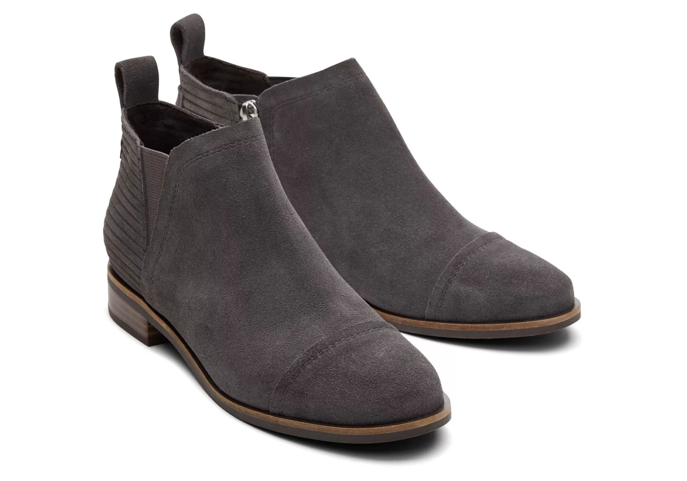 New Reese Grey Suede Ankle Boot Women Dress Casual