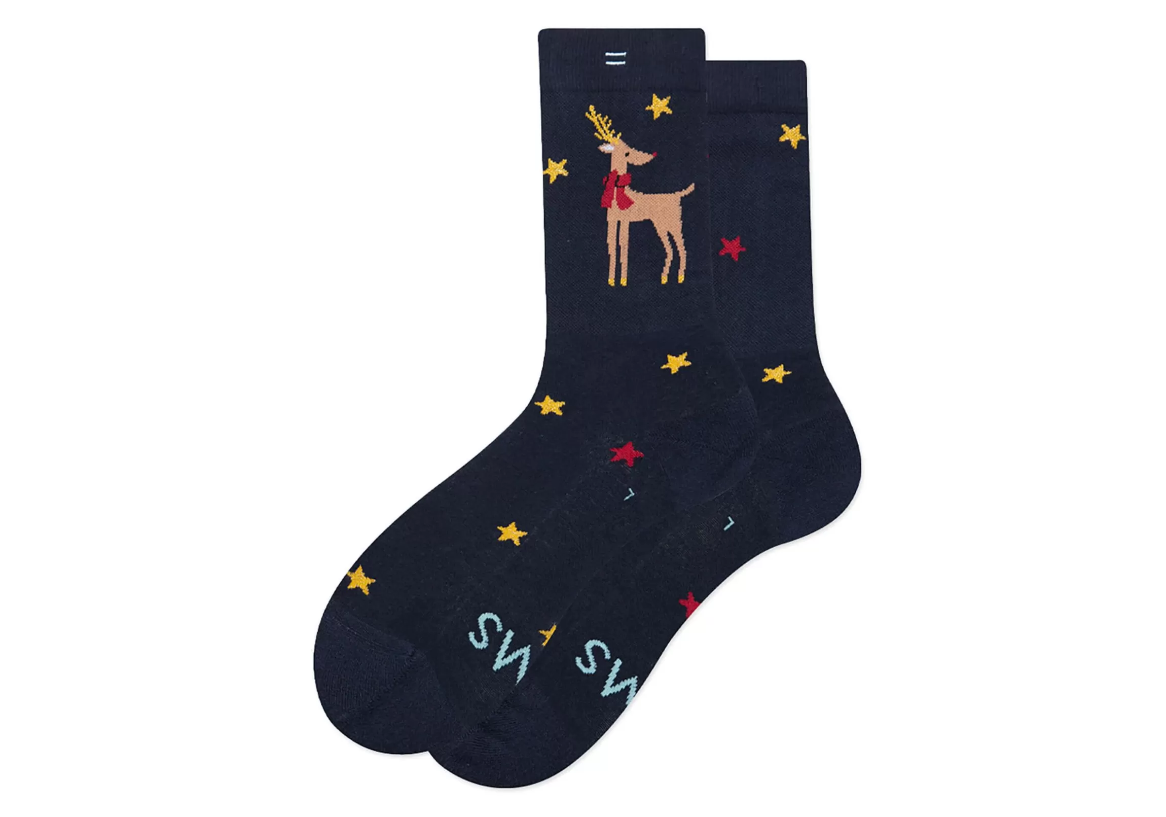 Online Reindeer High Crew Socks Women Socks