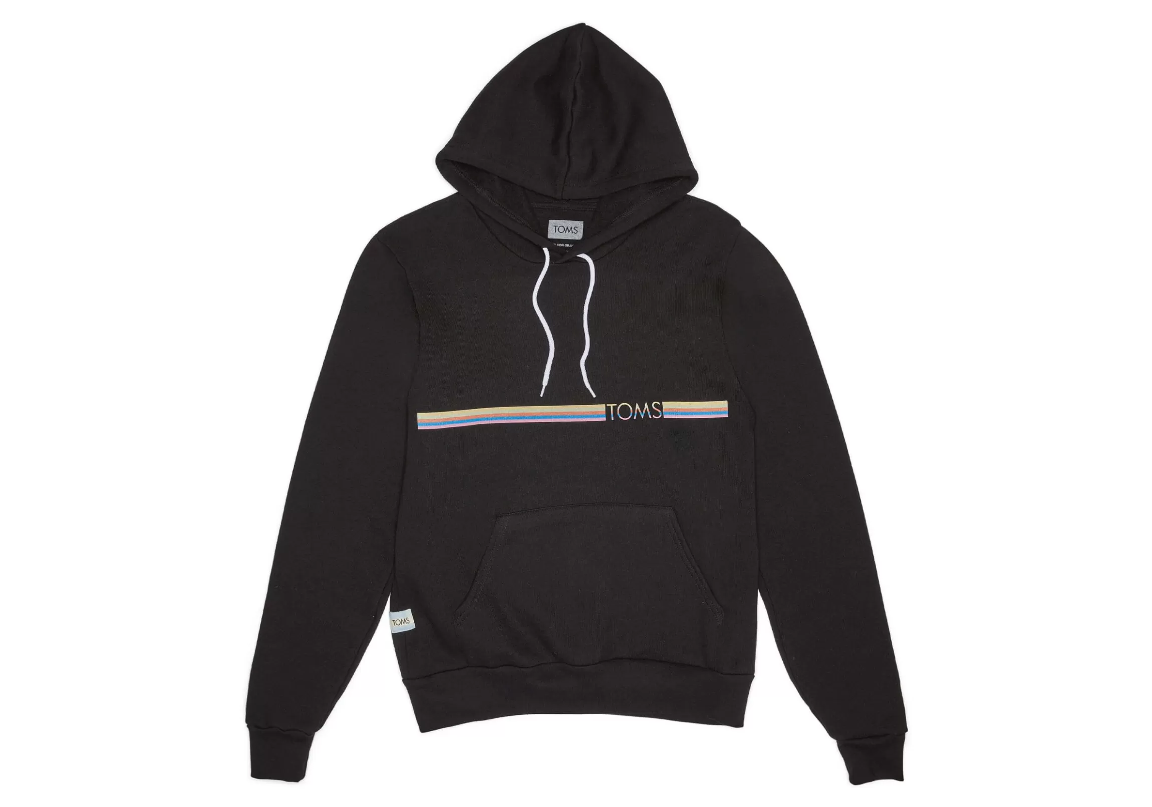 Discount Striped Fleece Hoodie Men Sweatshirts