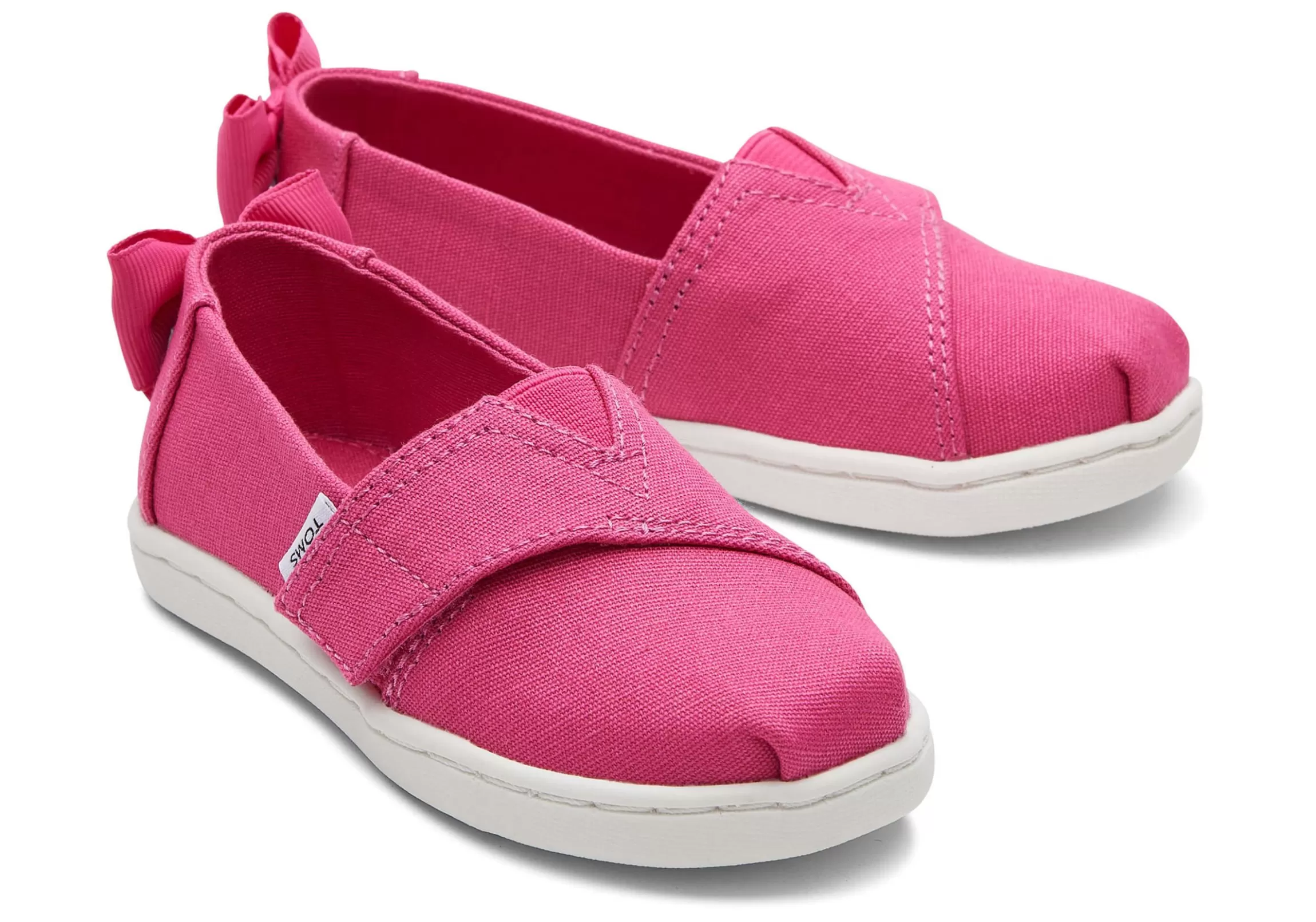 Best Tiny Alpargata Pink Bow Toddler Shoe Kids Slip Ons