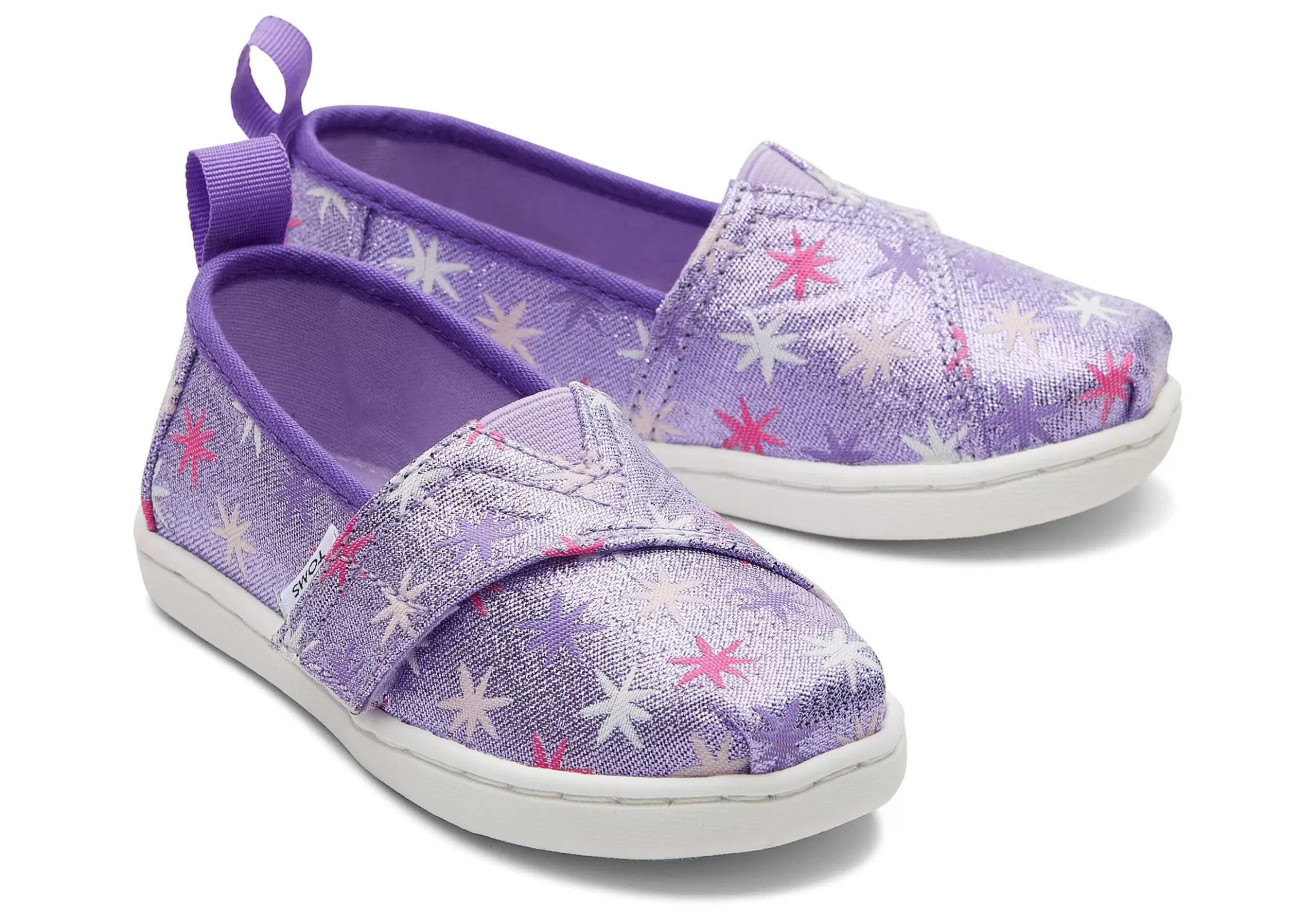 Discount Tiny Alpargata Purple Stars Toddler Shoe Kids Slip Ons