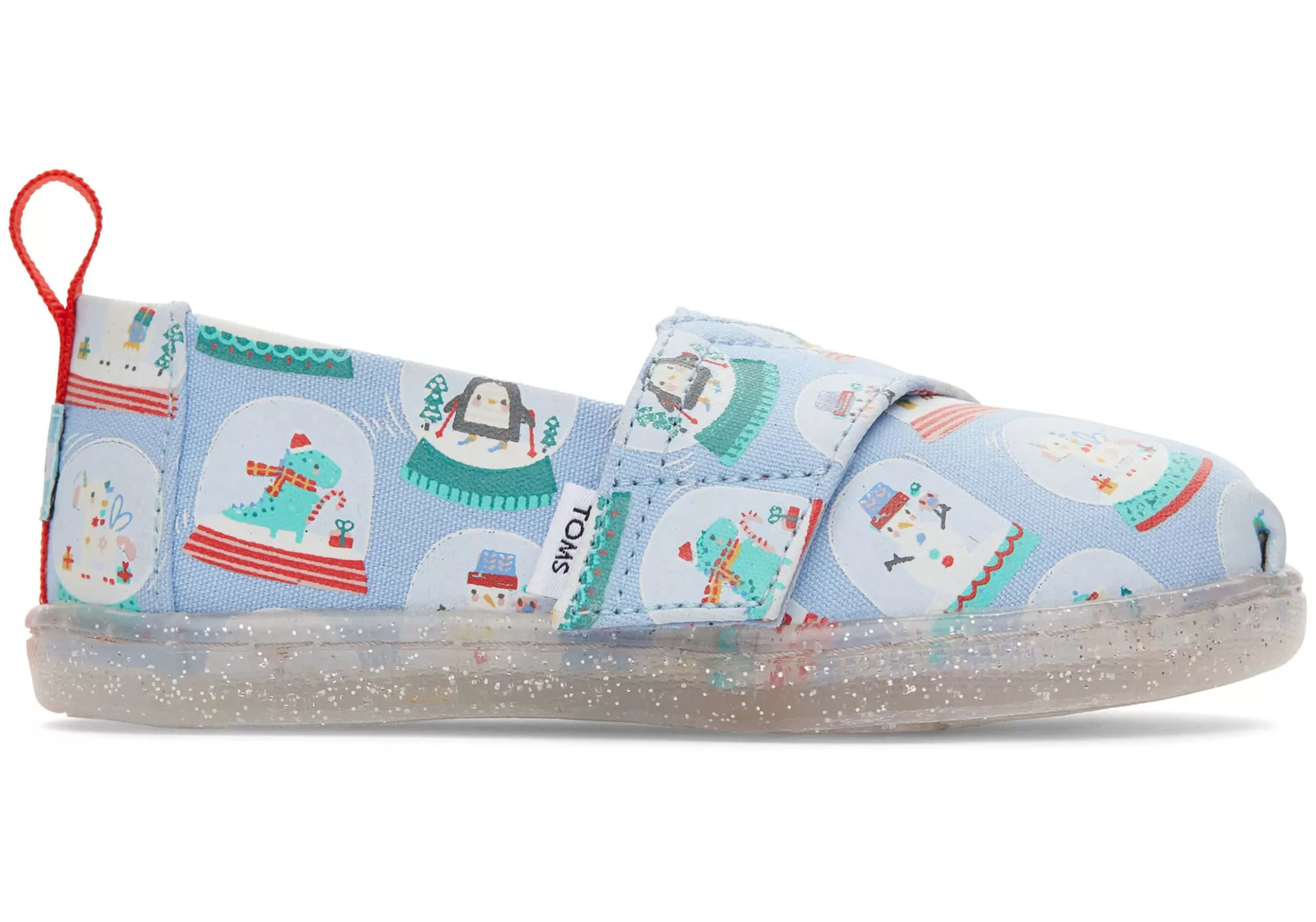 Fashion Tiny Alpargata Snowglobes Toddler Shoe Kids Slip Ons