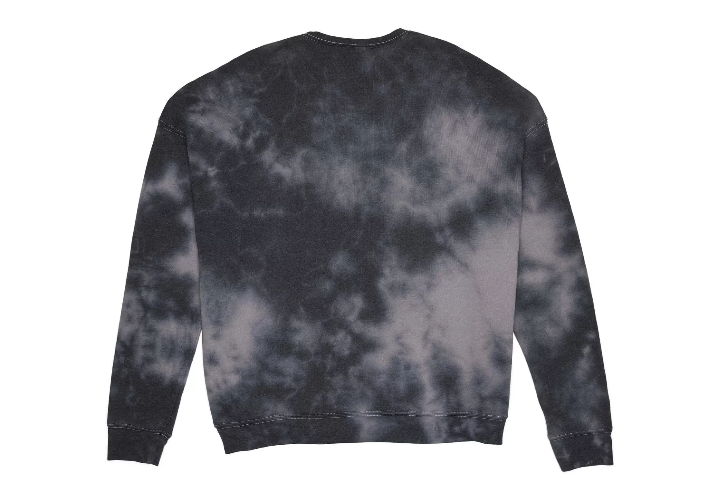 Cheap Tie-Dye Fleece Crewneck Sweatshirt Men Sweatshirts