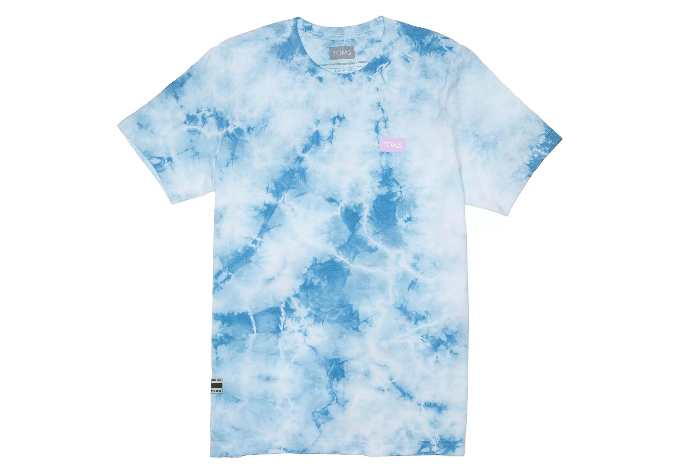 Cheap Tie-Dye Logo Short Sleeve Crew Tee Men Tees