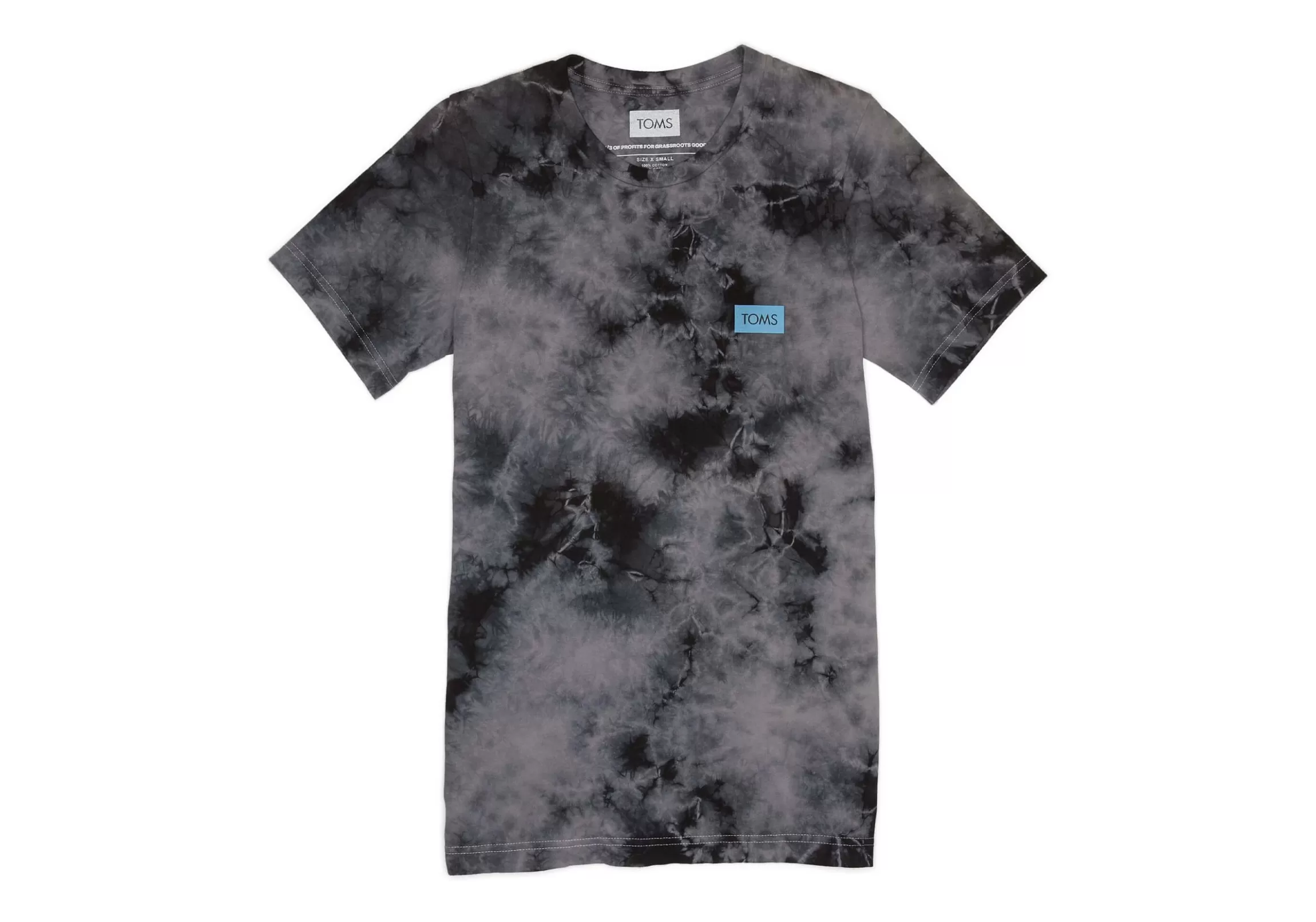 Sale Tie-Dye Logo Short Sleeve Crew Tee Men Tees