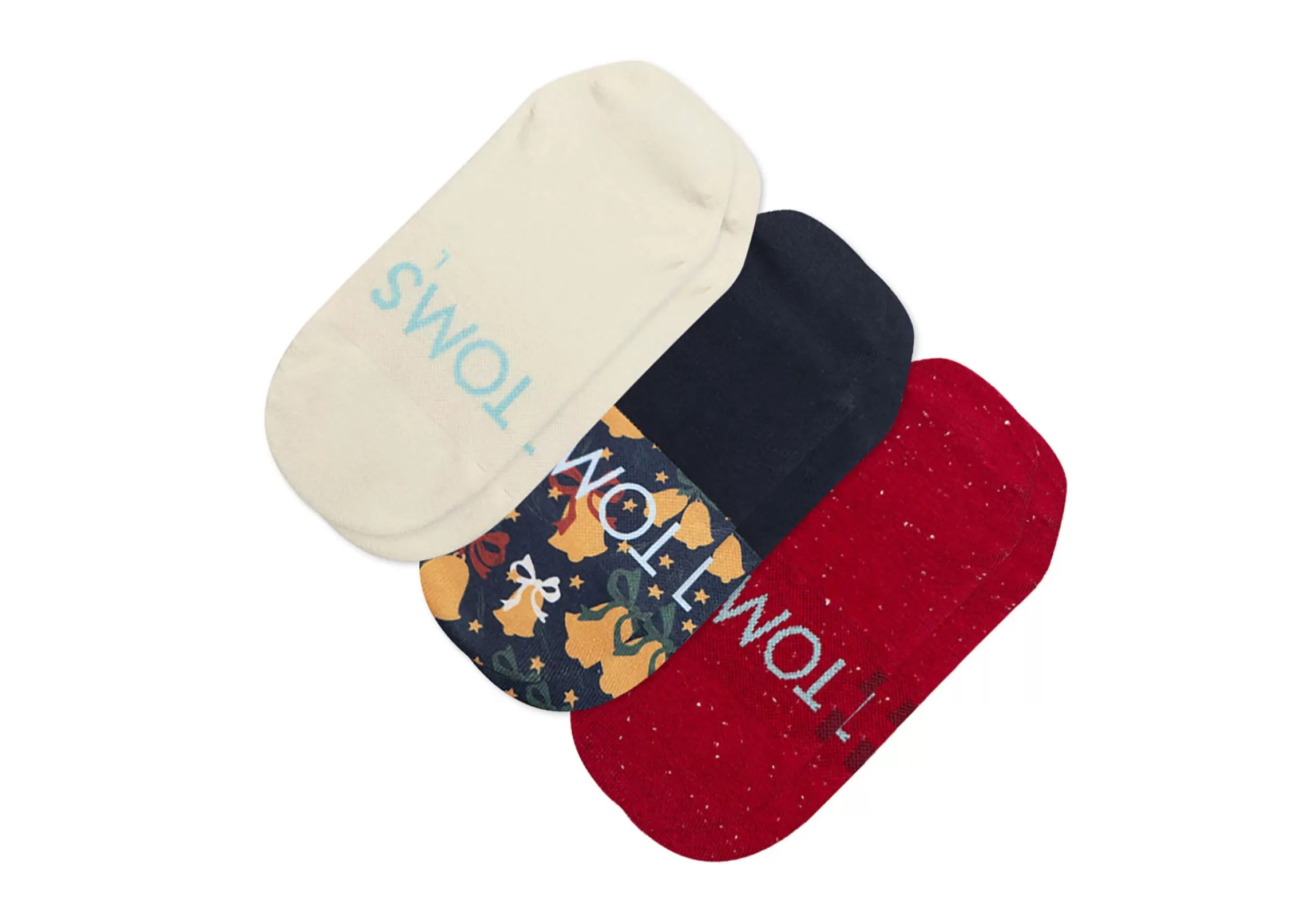 Outlet Ultimate No Show Socks Reindeer 3 Pack Women Socks