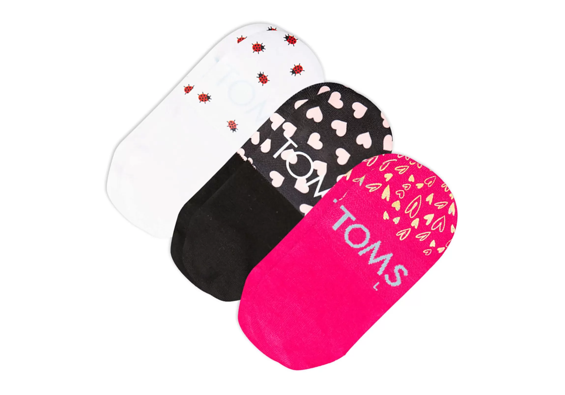 Online Ultimate No Show Socks Valentines 3 Pack Women Socks